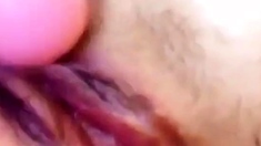 My girlfriend give creamy orgasm while masturbating