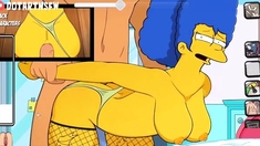 Marge Simpsong Bent Over Tight Anal Fucking - Hole House