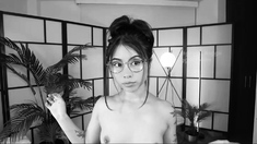 Naughty Japanese babe Ayaka Tomoda masturbates