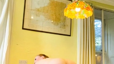 InnocentHigh Redhead schoolgirl teen Alana Rains spanke