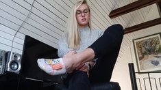 Blonde youngsters Foot Fetish