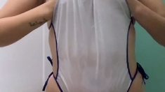 Curly Blonde Teen Records Solo Dildo Masturbation More at