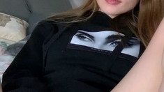 Beautiful Sonya having a horny solo toy masturbation