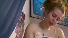 Hot and sexy amateur redhead babe