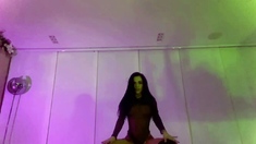 Brunette Solo Webcam Masturbation