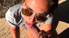 Amateur blondes pov blowjob and hardcore fun with lucky dude
