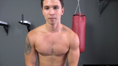 Hot Czech Boy Flexes And Shows Cock