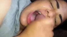 Sexy boricua sucking black man